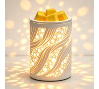 Electric Wax Melt Burner, Ceramic Wax Warmer for Home Office Bedroom, Wax Melts Burner Aromatherapy Gift for Women Mum