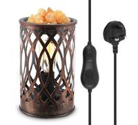 Electric Wax Melt Burners, Wax Melting Heater with Timing Function, Adjustable Brightness Vintage Bulb Wax Melt Warmer, Essential Incense Oil Wax Warmer Aroma Lamp Night Light for Gifts Home Decor