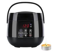 Electric Wax Melter, Candle Maker, 100W Candle Wax Furnace, LED Display And Aluminum Pot, Adjustable Temperature, Fast Heating, Maximum Temperature 120°C, Handmade(B)