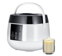 Electric Wax Melter, Soap Base Candle Making Supplies For Diy Candle Making, Easy Pour, Non-Stick, Small Candle Melting Pot With Led Temperature Display, Scented Wax Melts Kit With Candle Making