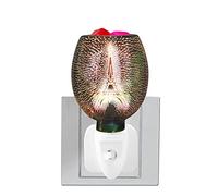 Electric Wax Melts Burners Plug In Candle Wax Warmer, Glass Oil Burner With Spare Bulb, Fragrance Lamp For Home Office Bedroom Living Room Gifts&Decoration (Eiffel Tower)