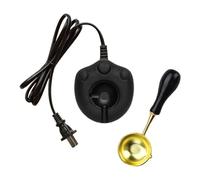 Electric Wax Seal Warmer and Spoon for Melting Wax Stamp Wedding Invitations Black