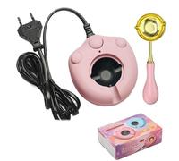 Electric Wax Seal Warmer, Portable Wax Melting Pot for Wax Seal Stamp DIY Craft(Pink)