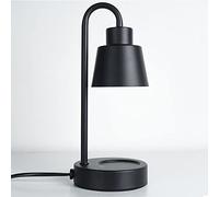 Electric Wax Warmer Lamp, Fragrance Candle Warmer, Candle Warmer Lamp, Dimmable Candle Melter with Dial Control and 2 Bulbs, Candle Warmer Lantern No Flame Top Down Candle Melting(110v black)