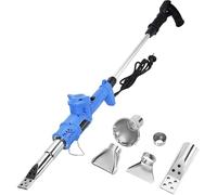 Electric Weed Burner, 2000W Thermal Weeder Tool with 5 Nozzles, 500 L/min Air Flow, Adjustable Temperature 80-650℃ for Weeding, Lawn Care and Ice Melting