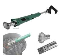 Electric Weed Burner - 3-in-1 Portable Thermal Weeder & BBQ Air Blower with 2 Nozzles, Maximum Temperature 650℃, Weed Killer Remover for Patio Garden