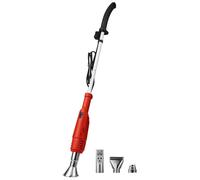 Electric Weed Burner, Hot Air Weed Killer Wand with 2 Burning Heads, 2 Temperature Settings, 500L/min Air Speed, Heats Up to 650°C for Garden and Patio