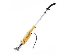 Electric Weed Burner, Hot Air Weed Killer Wand with 2 Burning Heads, 2 Temperature Settings, 500L/min Air Speed, Heats Up to 650°C for Garden and Patio