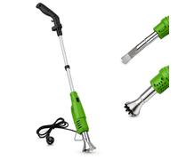Electric Weed Burner Killer Remover Wand Air Blaster Torch Garden 2000W with 2 Nozzle Connector - Kill Weeds Fast - 2 Heat Settings BBQ Lighter Patio Driveway (Green)