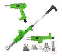 Electric Weed Burner Wand - 1500W Garden Weed Eater with Adjustable Temperature and Nozzle Replacements for Flame Weeding, Roofing, and Ice Melting