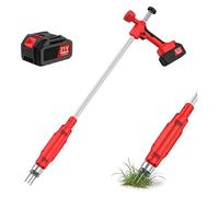 Electric Weed Puller Tool, Battery Powered Weeder with Triangular Claws and Safety Lock for Lawn Care, Garden Brush Cutter & Weed Trimmer, Easy to Use