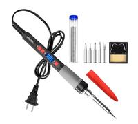 Electric Welder, Welding Iron - Welding Tool Adjustable Temperature Welding Soldering Iron - Manual Welder Machine Fast Heating for Electrical Repair Accessories