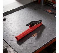 Electric welding clamp 500-600A for industrial welding with pure copper contact, iron top, anti-slip, fits 2.5-3.2mm rods and 500A machines