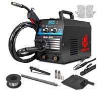 Electric Welding Machine - 120A Dual Voltage 110V/220V Gasless MIG Welder, 3 in 1 MIG/ARC/TIG with Digital LED Display, Comes with 0.8-1.0mm Wire Support, for DIY Professional Use