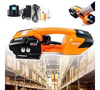 Electric Welding Strapping Machine - Rechargeable Battery Powered, Durable PP & PET Plastic Belt Hot Melting Sealless Strapping Kit for 13-16mm Width