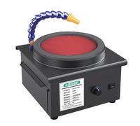 Electric Wet and Dry Knife Sharpening Machine, 7 Speeds Up To 2000r/min, Forward and Reverse, Adjustable Water Flow, for Scissors and Metal Working