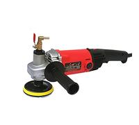 Electric Wet Grinder 1400W Marble Granule Wet Grinder Hand Grinder Water Mill Variable Speed with 7 Polishing Pads for Granite Marble Concrete Stone