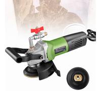 Electric Wet Polisher Grinder, 6-Speed Adjustable, for Concrete Marble Stone Granite Polishing, Water-Filled Design for Dust-Free Operation