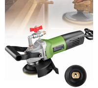 Electric Wet Polisher Grinder, 800W Hand-Held Water Injection Stone Polishing Machine, 6 Gears, for Cement Floor and Marble Polishing