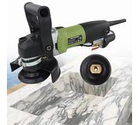 Electric Wet Polisher Grinder, 800W Hand-Held Water Injection Stone Polishing Machine, 6 Gears, for Stonemasons