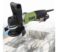 Electric Wet Polisher Grinder, 800W Hand-Held Water Injection Stone Polishing Machine, 6 Gears, for Stonemasons