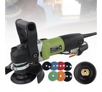 Electric Wet Polisher Grinder, Cement Floor Marble Polishing Machine with 6 Gears, Water-Filled Grinding for Concrete and Stones