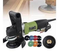 Electric Wet Polisher Grinder, Portable Water-Filled Grinding Machine, 6 Gears for Concrete, Marble, Stones - Buffer for Granite