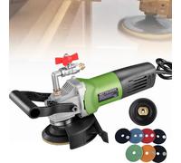 Electric Wet Polisher Grinder - Portable Water-Filled Grinding Machine for Cement Floor, Marble & Stone Polishing - 6 Gears for Concrete & Granite Buffing
