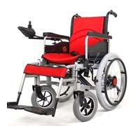 Electric Wheelchair 500W Dual Motor | 100kg Load Capacity | 22-Inch Rear Wheels | Foldable Design | 5 Colour Options(Red,20AH)