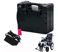 Electric Wheelchair Battery 24V 10AH~25AH Lithium Battery Pack Large Capacity Replacement Battery Rechargeable Battery for 50W~600W Electric Wheelchair for the Elderly 24V20AH