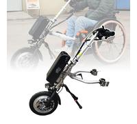 Electric Wheelchair Conversion Kit - 500W Motorized Pull Device with 3 Speed Modes, Headlight & USB Charger, Universal Power Assist Wheels for Enhanced Mobility