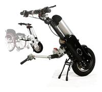 Electric Wheelchair Conversion Kit with Front Light, 400W Handcycle Front Drive Accessories for Enhanced Mobility, 36V 15Ah Battery for Long-Distance Travel