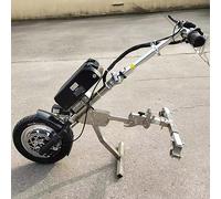 Electric Wheelchair Conversion Kit with Front Light for Rehabilitation Therapy and Mobility Assistance
