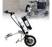 Electric Wheelchair Conversion Tractor Kit 500w Wheelchair Pull Device, 3-Speed Adjustment, 48v 17 Ah Lithium Battery, LED Headlight & Horn, Max Range up to 80km,001