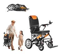 Electric Wheelchair, Foldable, Lightweight, Compact, Smart, Fully Automatic, Designed for the Elderly, Portable for Travel, and Suitable for People with Disabilities. 12A