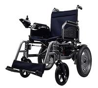 Electric Wheelchair, Foldable Power Compact Mobility Aid Wheel Chair with Seat Belt, Lithium Battery, 100Kg Weight Capacity/Blue / 20a