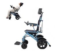 Electric Wheelchair Folding Lightweight Four-Wheeled Reclining Scooter for Elderly and Disabled, Fully Automatic, Intelligent Design