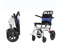 Electric Wheelchair, Folding Wheelchair for Elderly Disabled Push Wheelchair Lightweight for Physically Disabled Disabled Elderly Users 8 inches