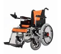 Electric Wheelchair for Adults 500W Dual Motor | Foldable Design | Multi-Terrain motorised Chair |12Ah/20Ah Battery Options + Extra Battery(Orange,20AH)