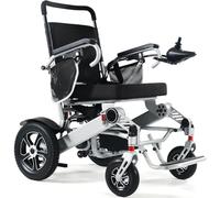 Electric Wheelchair for Adults, All-Terrain Motorized Power Wheelchair, Lightweight and Foldable for Seniors, 15+ Miles Long Travel Range,Liftable Armrest, AI-Assisted Driving, Airline Approved