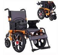 Electric Wheelchair for Adults - Foldable Power Wheelchairs Anti-Tipper 360°Joystick Motorized Wheelchair Portable Folding Carry Wheelchair, All Terrain Fold Up Power Wheel Chair for Seniors