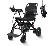 Electric Wheelchair for Adults,Motorized Wheelchair Portable, Electric Power Chair for Seniors with 500W Motors,12 Miles Black