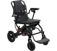 Electric Wheelchair for Senior, Mini Lightweight Folding Electric Wheelchairs, Intelligent Power 20Km, Small Size Wheelchairs, Suitable for People Under 70kg with relatively Small Body Size