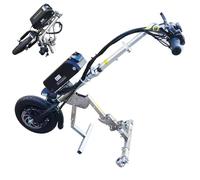 Electric Wheelchair Handbike Attachment, DIY Conversion Kit, Lightweight Power Drive, 65km Range, Universal Fit