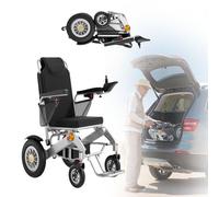 Electric Wheelchair Intelligent Fully Automatic Elderly Dedicated Lightweight Folding Disabled Off-Road Four-Wheel Scooter 20A