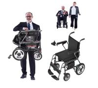 Electric Wheelchair Intelligent Fully Automatic Elderly Special Lightweight Folding Disabled Elderly Four-Wheeled Scooter Light 18KM