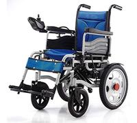 Electric Wheelchair, K, Adjustable Headrest Electric Folding Wheelchair Lightweight Full Intelligent Powerchair Super Endurance Safer Elderly Wheelchair,Blue Beautiful Home