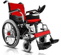 Electric Wheelchair - Lightweight Folding Power Mobility Aid, Deluxe Compact Design for Easy Transport and Storage