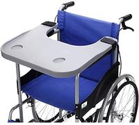 Electric Wheelchair,Lightweight Wheelchairs,Wheelchair Tray Table with Cup Holder Removable Wheelchair Lap Tray, Portable Child Chair Universal Trays Desk Fit for Manual Powered or Electric