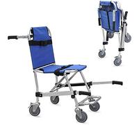 Electric Wheelchair, Outdoor Comfortable Mobile Wheelchair Displacement Machines Foldable Emergency Stair Evacuation Chair Medical Emergency Patient Transfer Mobile Equipment Suitable for Ro